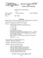 BÀI TẬP LỚN VI MẠCH : Dùng các vi mạch tương tự tính toán, thiết kế mạch đo và cảnh báo nhiệt độ sử dụng cảm biến nhiệt điện trở kim loại.