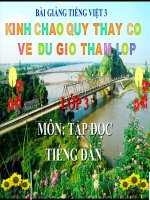 Bài giảng tiếng việt 3 tuần 24 bài tập đọc   tiếng đàn 