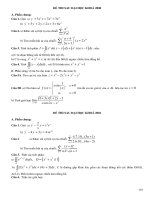 20 đề thi toán tuyển sinh cao học trường đh xây dựng 