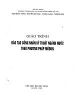 Giáo trình đào tạo công nhân kỹ thuật ngành nước theo phương pháp môđun