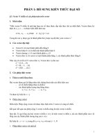 Ôn tập quy hoạch tuyến tính (ôn thi cao học) 
