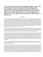 Nhận xét về sáng tác của Thạch Lam