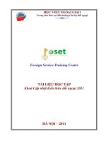 Đề cương cao học quan hệ quốc tế và chính sách đối ngoại việt nam 