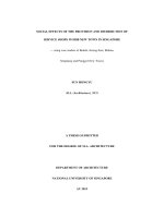 Social effects of the provision and distribution of daily service shops in HDB new town in singapore 