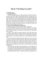 Dự án “cửa hàng rau xanh”