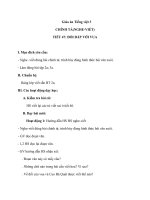 Giáo án tiếng việt 3 tuần 24 bài chính tả   nghe   viết đối đáp với vua, phân biệt sx, dấu hỏi dấu ngã 