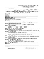 NGHIỆM THU nội bộ HOÀN THÀNH bộ PHẬN CÔNG TRÌNH xây DỰNG, GIAI đoạn THI CÔNG xây DỰNG 