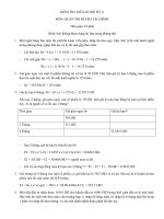 Đề thi quản lí rủi ro tài chính có đáp án đầy đủ 