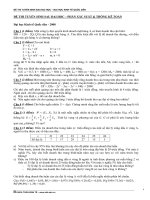 Đề thi cao học môn toán   kinh tế quốc dân từ 1998 đến 2008 