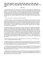 Phân tích phong cách Nguyễn Tuân trong bài “Người lái đò sông Đà