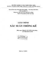 Giáo trình xác xuất thống kê