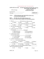 Đề thi sau đại học 2012 môn tiếng anh 
