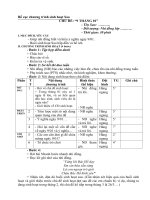 Chương trình sinh hoạt Sao nhi đồng mẫu tháng 1, tháng 2, tháng 3