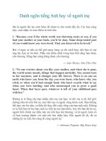 Danh ngôn tiếng anh hay về người mẹ