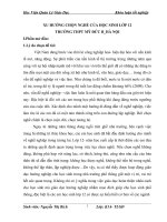 Xu hướng chọn nghề của học sinh lớp 12 trường THPT Mỹ Đức B – Hà Nội