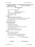 Thiết kế Cung cấp điện cho trường đại học: