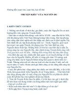 Soạn bài: “TRUYỆN KIỀU” CỦA NGUYỄN DU