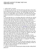 Hướng dẫn soạn bài : Tổng kết lịch sử văn học việt nam thời trung đại