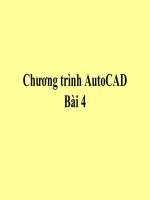 bài giảng autocad 2007   bài 4 