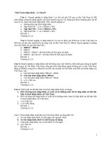 Đề thi trắc nghiệm thuế thu nhập doanh nghiệp thuế xuất nhập khẩu 