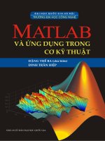 Matlab và ứng dụng trong cơ kỹ thuật