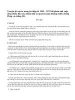 Hình tượng nghệ thuật trung tâm của truyện, kí trong văn học thời kì 1945-1975