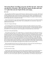 Cảm nhận về bài thơ Mộ - Trích Nhật kí trong tù của Hồ Chí Minh