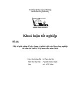 Một số giải pháp để xây dựng và phát triển khu công nghiệp và khu chế xuất ở việt nam đến năm 2018 