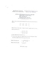 Toán   DH bình dương 