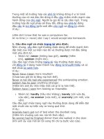 Sơ lược về đảo ngữ trong tiếng anh