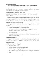 Báo cáo thực tập tổng hợp công ty TNHH cơ khí đúc tiến đạt