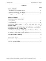 SKKN tạo hứng thú học tập môn hóa học thông qua hệ thống bài tập hóa học 