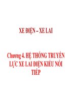 xe điện   xe lai, chương 4 hệ thống truyền lực xe lai điện kiểu nối tiếp 