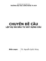 Bai giảng chuyen dề cầu