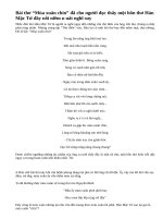 Trong số những tác phẩm đã học và đọc thêm, em thích tác phẩm nào nhất? Phân tích tác phẩm đó để làm rõ lí do