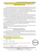 Tài liệu về phương pháp quy đổi   những sai lầm trong việc áp dụng phương pháp quy đổi 