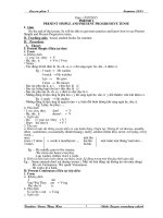 GIÁO án dạy hè ANH văn lớp 7  