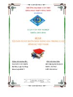 tội sản xuất buôn bán hàng giả trong luật hình sự việt nam