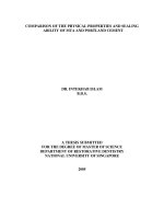 Comparison of the physical properties and sealing ability of MTA and portland cement