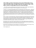 Thuyết minh về: Hội An, phố cổ miền Trung.