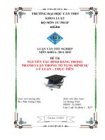 nguyên tắc bình đẳng trong tranh luận trong tố tụng hình sự lý luận – thực tiễn