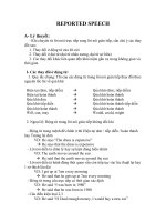 Câu gián tiếp trong tiếng anh 