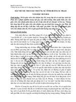 Xử lý tình huống sư phạm lớp 1