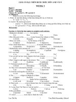 GIÁO án dạy THÊM BUỔI CHIỀU môn ANH văn 9 