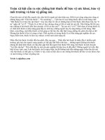 Một số bạn mới ít tuổi đã bắt chước hút thuốc. Khi được nhắc nhở các bạn ấy nói: “Thuốc lá có thể có hại, nhưng cũng có thể có một lợi nào đó...... Hãy viết doạn văn bình luận quan niệm đó