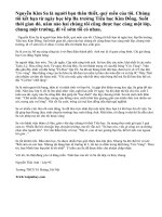 Kể về 1 người bạn yêu thương.