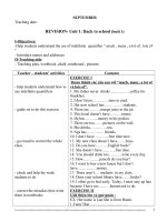 giáo án dạy thêm tiếng anh 7