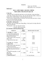 Giáo án Thể dục khối 3 soạn theo chuẩn VNEN