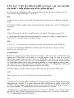 Kiểm tra văn học lớp 10