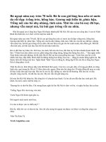 Kể về một người thương yêu của em: Bà ngoại của em.